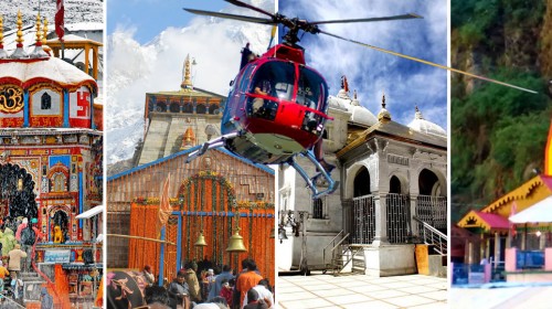 6 days Char Dham Yatra Helicopter Package ex Dehradun